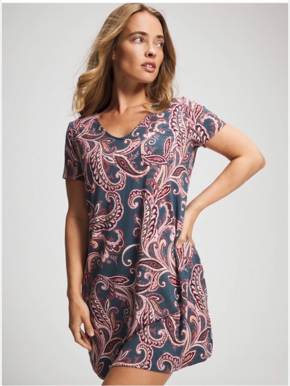 Soma Cool Nights Short Sleeve Sleepshirt